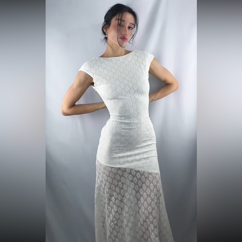 Peppermayo Exclusive - The Arielle open-back midi dress XS